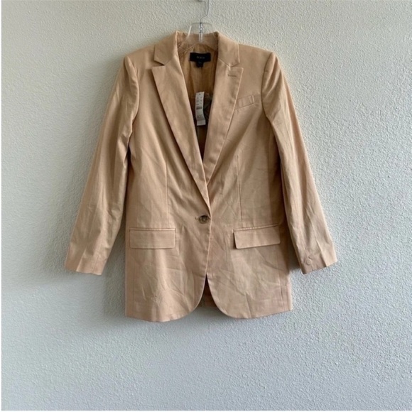 J. Crew Alfie Cotton Blazer Chino Dried Wicker NWT - Picture 2 of 7